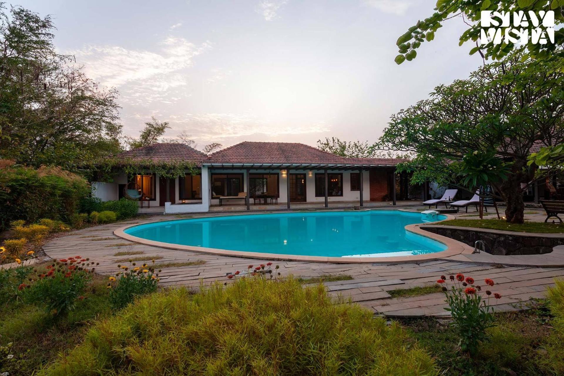 Wander Beyond By Stayvista - Featuring A Bali-Themed Abode And A Refreshing Swimming Pool Alībāg Exteriér fotografie
